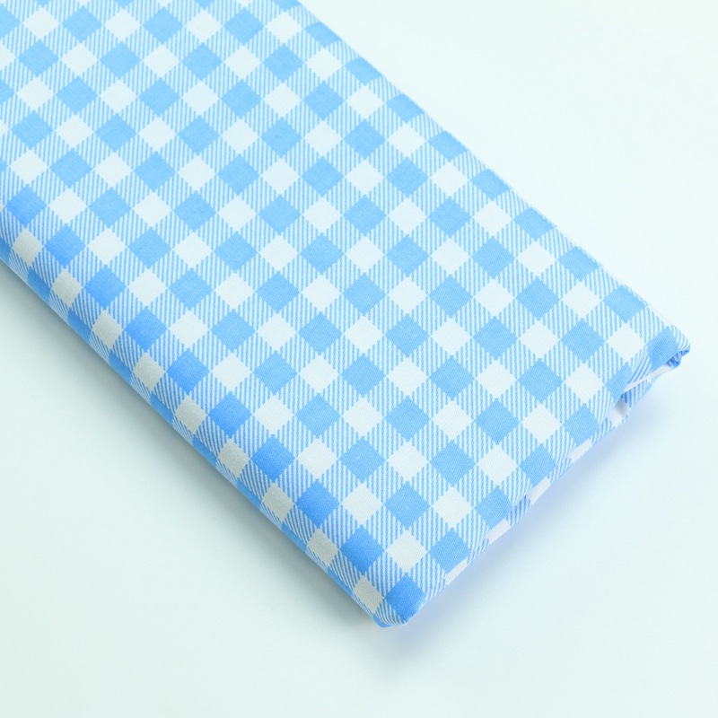 Picture of 8mm Color Plaid Cotton Printed Fabric Cotton Twill Fabric Home Textile Bedding Wrap Cotton Fabric