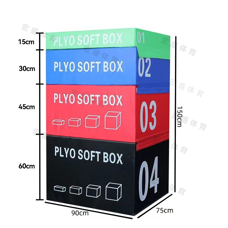 Picture of Jump Box Combination Adult and Children's Physical Fitness Training Fitness Equipment Soft Step Box Indoor Fitness Equipment