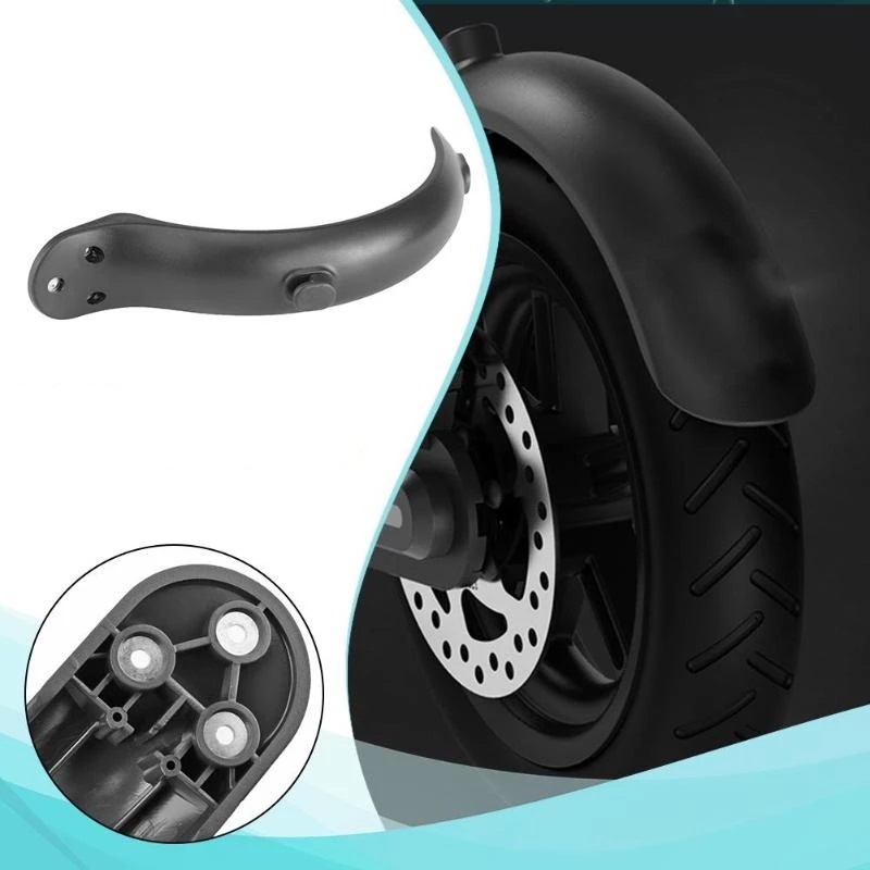 Picture of Electric scooter rear fender with hook Mijia M365 1S black white rear fender water block