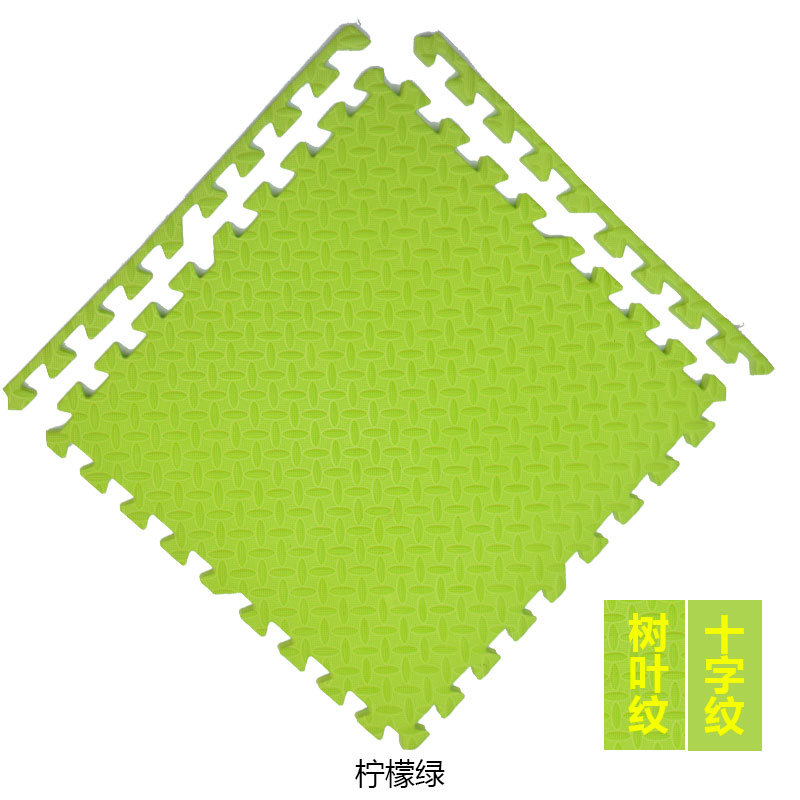 Picture of Foam Floor Mat Splicing Pure Color Soundproof Puzzle Living Room Dormitory 60 Thickeneded Kidsren's Large Floor Mat Baby Crawling Mat