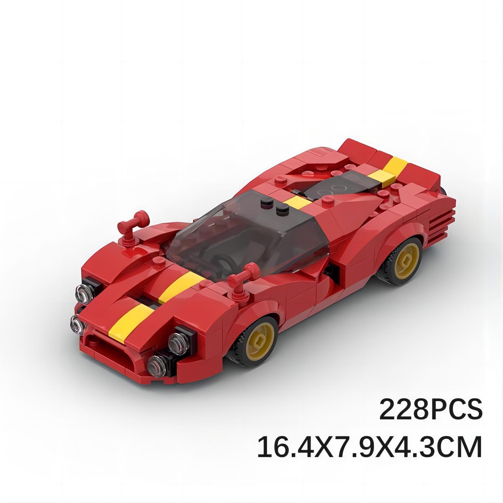 Picture of Compatible with Lego MOC-101795 Ferrari 330 P4 boy toy racing building blocks car assembly model
