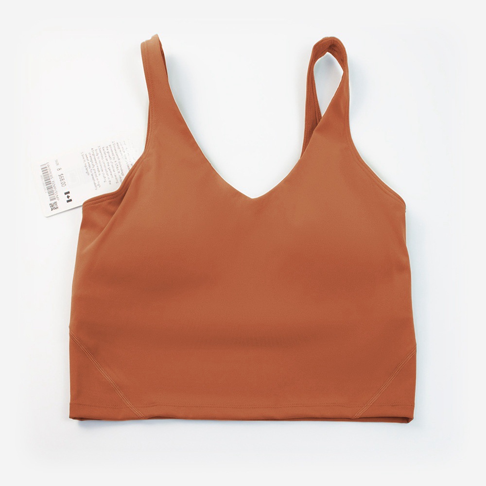 Picture of New Style Yoga Clothing Nylon Naked Tight-fit Sports Bra Women's Bra All-match Fitness Beauty Back Underwear Vest Gather-up