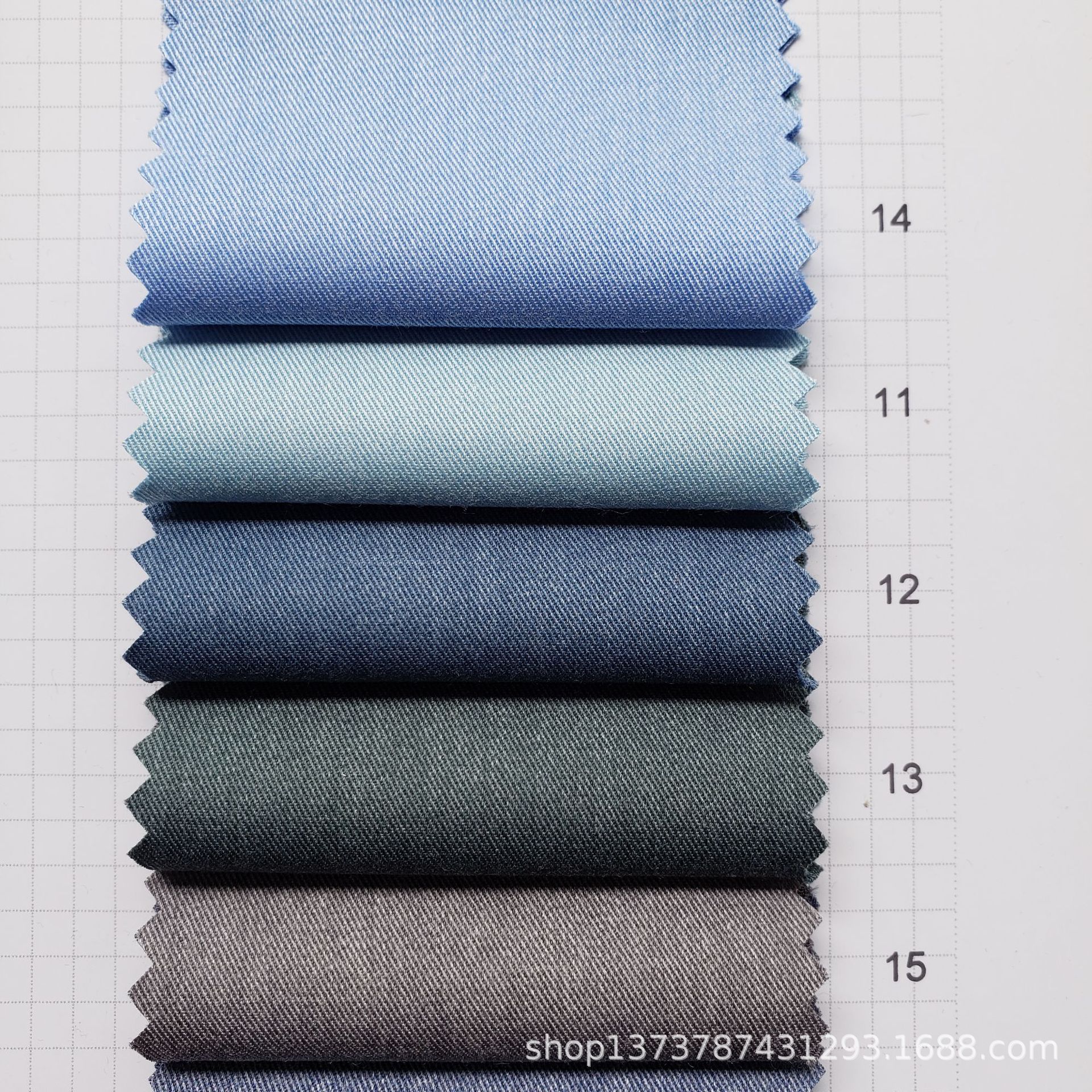 Picture of Spot bamboo fiber 50 twill stretch cloth high-grade non-ironing men's shirt business wear clothing fabric
