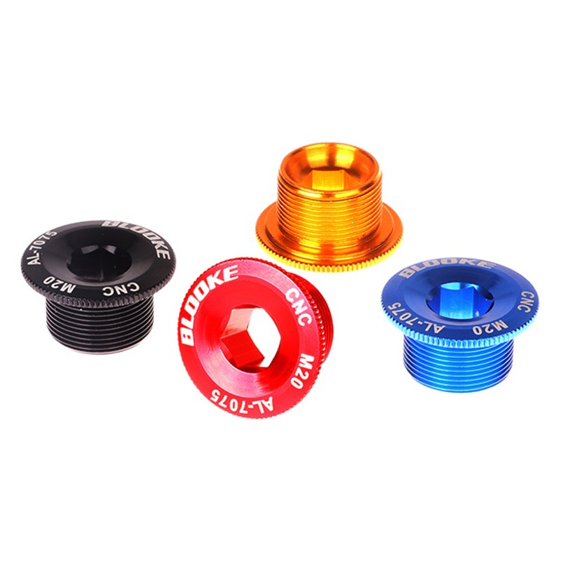 BLOOKE mountain bike hollow one-piece crank cover screw M18 M20 compatible with Jubilee IXF M19