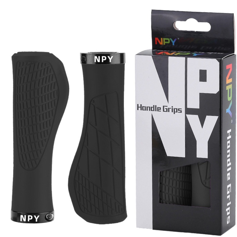 Mountain bike meat ball grip lockable bicycle handle cover non-slip shock-absorbing folding bike riding grip bicycle equipment