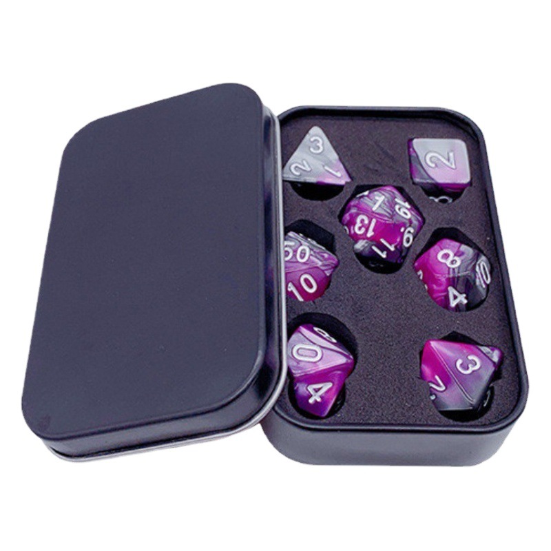 in stock Nail Art Tools Square Tinplate Box Nail Cutters Iron Box Digital Dice Iron Box Packaging Box