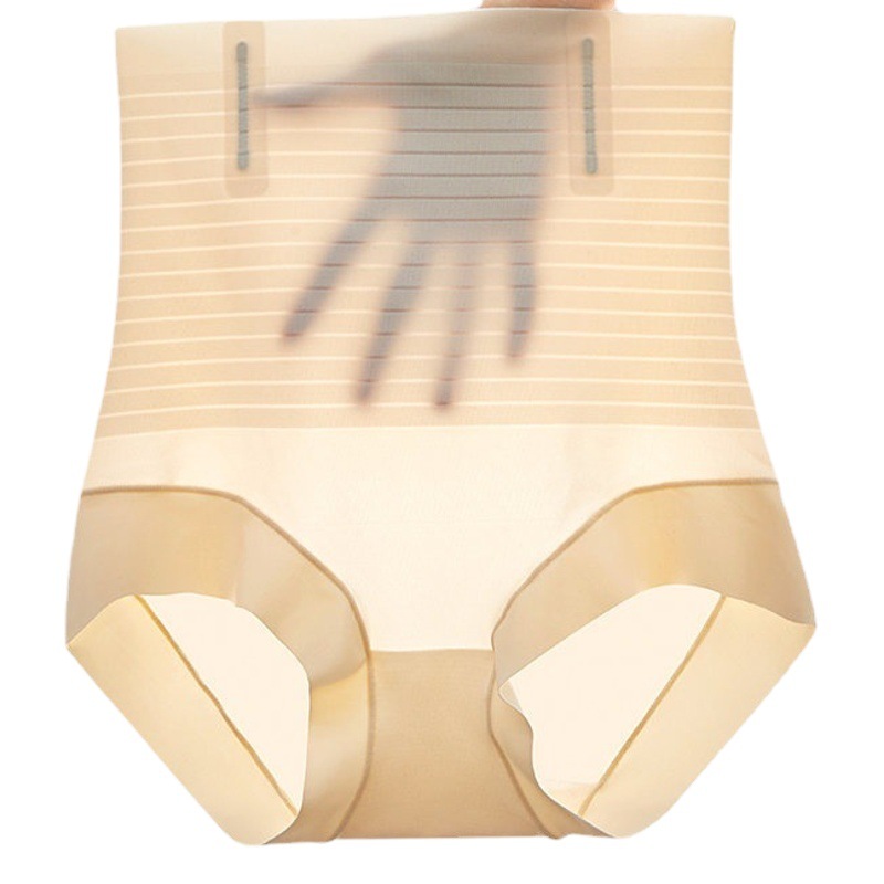 Picture of Women's High-Waist Hip-Lifting and Belly-Tighting Panties Strong Belly-Shaping Ice Silk No-Mark Large Size Belly-Tighting Pants Strong Body
