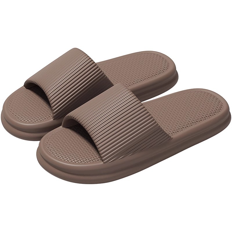 Picture of Slip-on slippers men's summer indoor home home bathroom non-slip soft bottom thick bottom couple slippers for outdoor wear