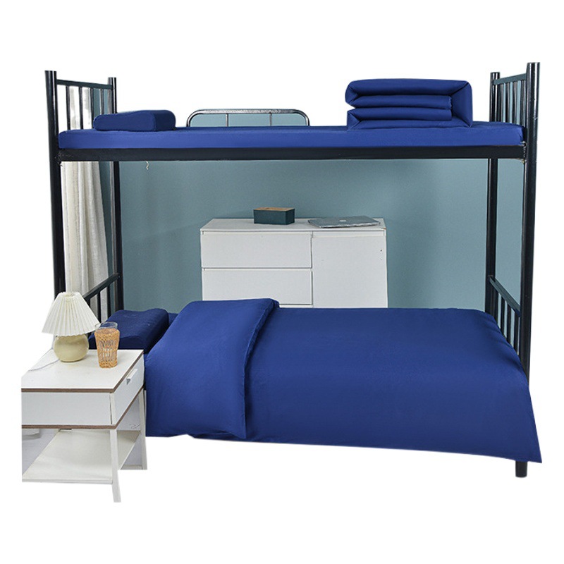 Fire Flame Blue Quilt Cover Three-Piece Set Single Bedding Dormitory Bunk Bed 1 Piece Dropshipping Quilt Cover Pure Cotton