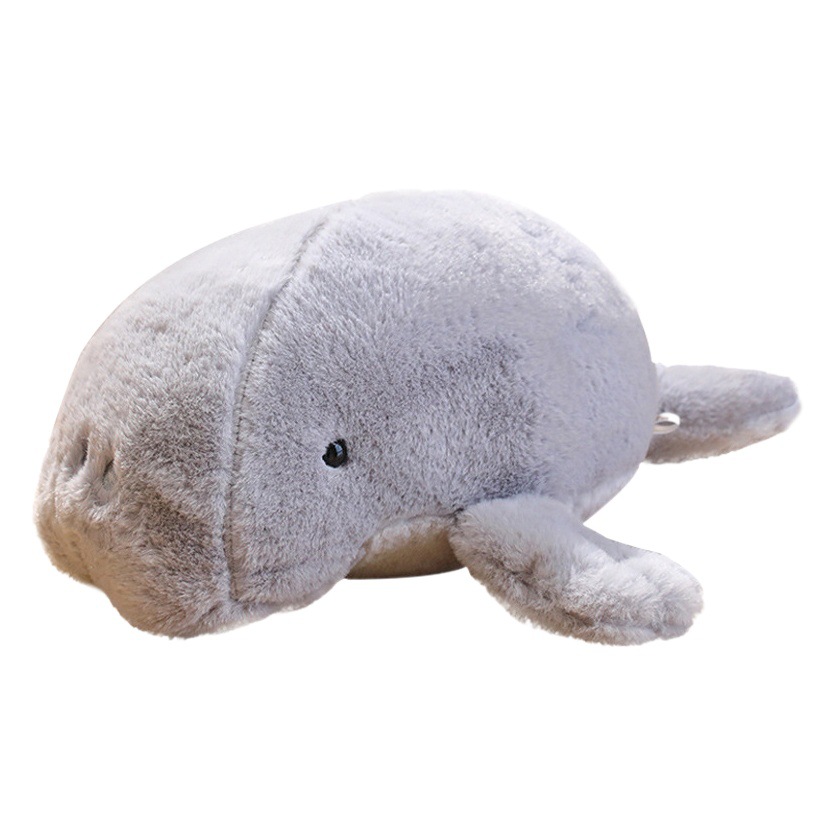 Picture of Bobbi Bear Ocean Series Rabbit Hair Lie Posture Manatee Dugong Plush Aquarium Doll Cross-border Grasping Machine Doll Aquarium
