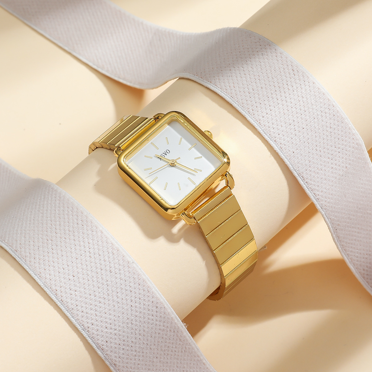 Picture of Internet Celebrity Ins Literary Retro Small Fresh Japanese and Korean Style Square Plate Versatile Simple Elegant Student Watch Women's Watch