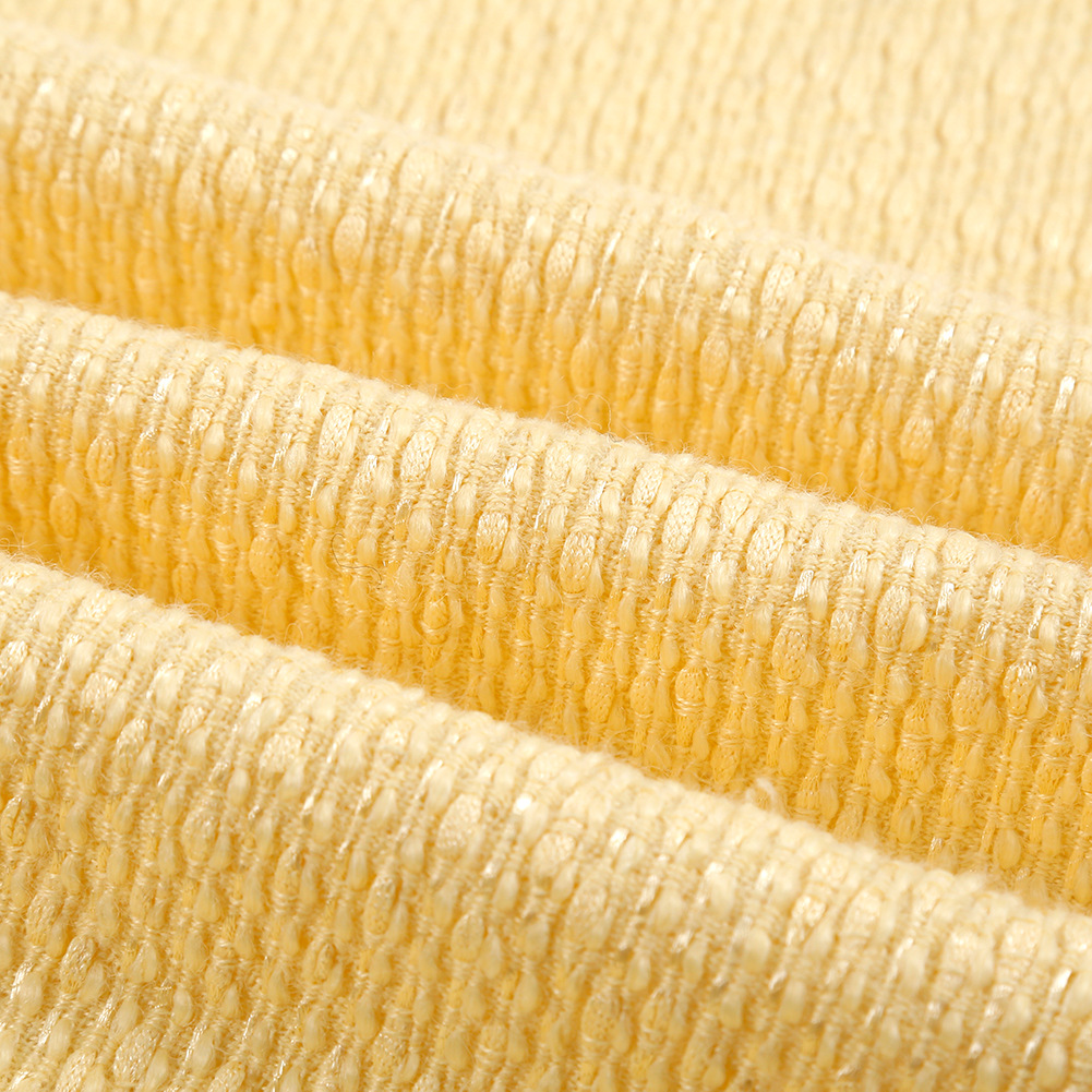 Picture of Flowing Velvet Chanel-Style Fabric 2024 Autumn and Winter Coarse Woven Tweed Chanel-Style Jacket Fabric
