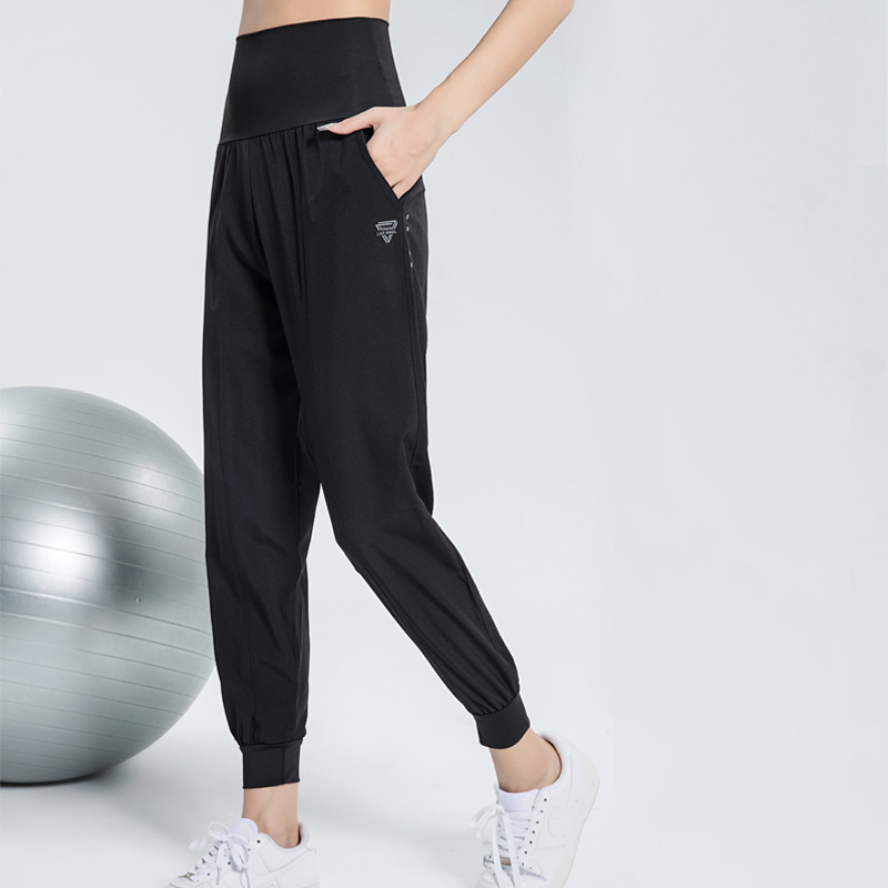 Picture of 2025 Spring and Summer Sports Yoga Pants Women's High Waist Gym Training Pants Casual plus size Loose Breathable Slim Thin