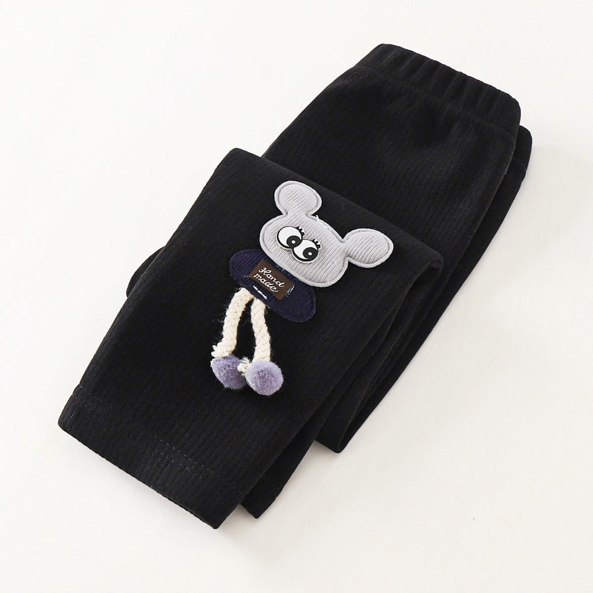 Picture of Children's Leggings Autumn New 2024 Girls Velvet Thin Baby Outer Lace Trousers Girls Pants