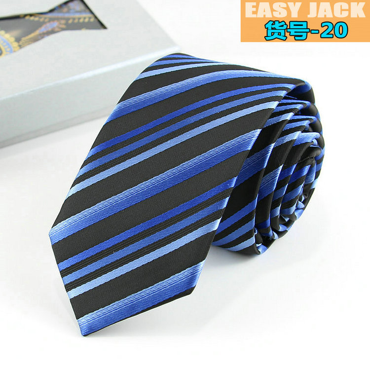 Picture of Men's tie Korean narrow fashion Wedding groom best man casual tie 6cm business professional collar fittest wholesale