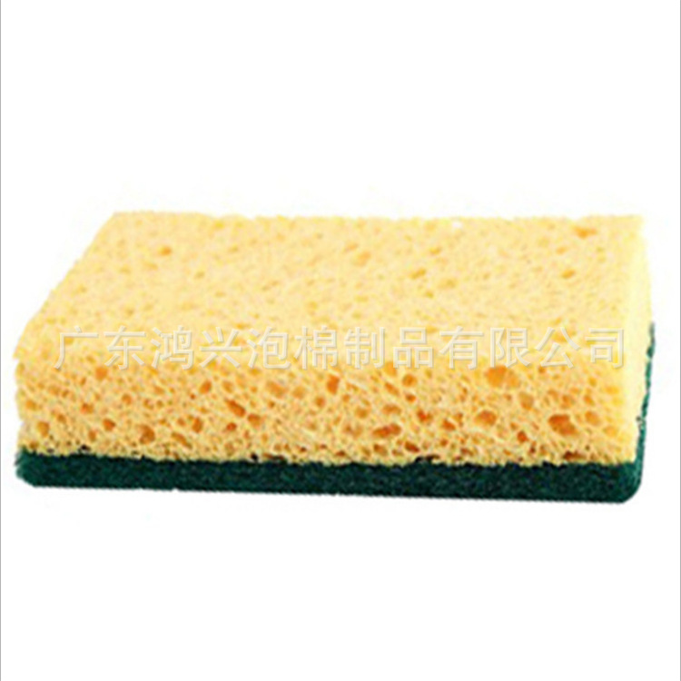Wood pulp cotton manufacturers wholesale supply wood pulp cotton fast decontamination cleaning dishwashing wood pulp sponge