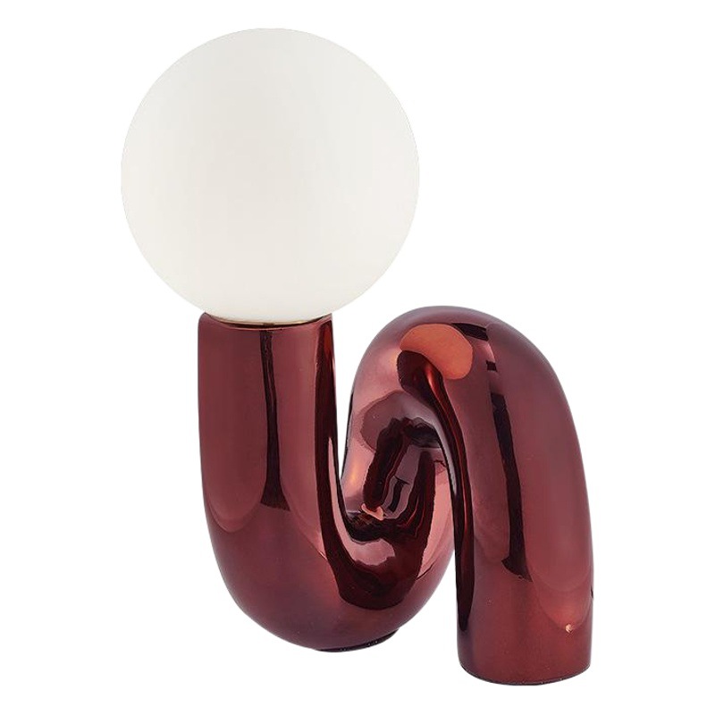 Post-modern minimalist creative modeling glass bedroom exhibition hall desk lamp children's room designer model room shaped decoration