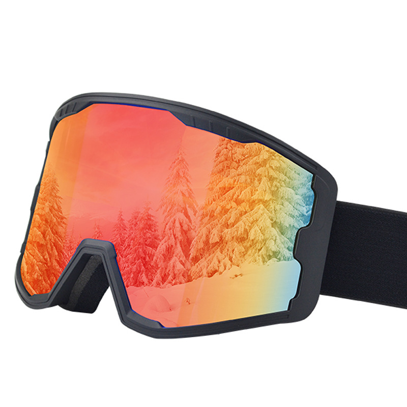 Picture of 2025 Large Cylindrical Ski Glasses Double-Layer Anti-Fog Large Field of View Snow Goggles Mountaineering Goggles Ski Goggles # 7073