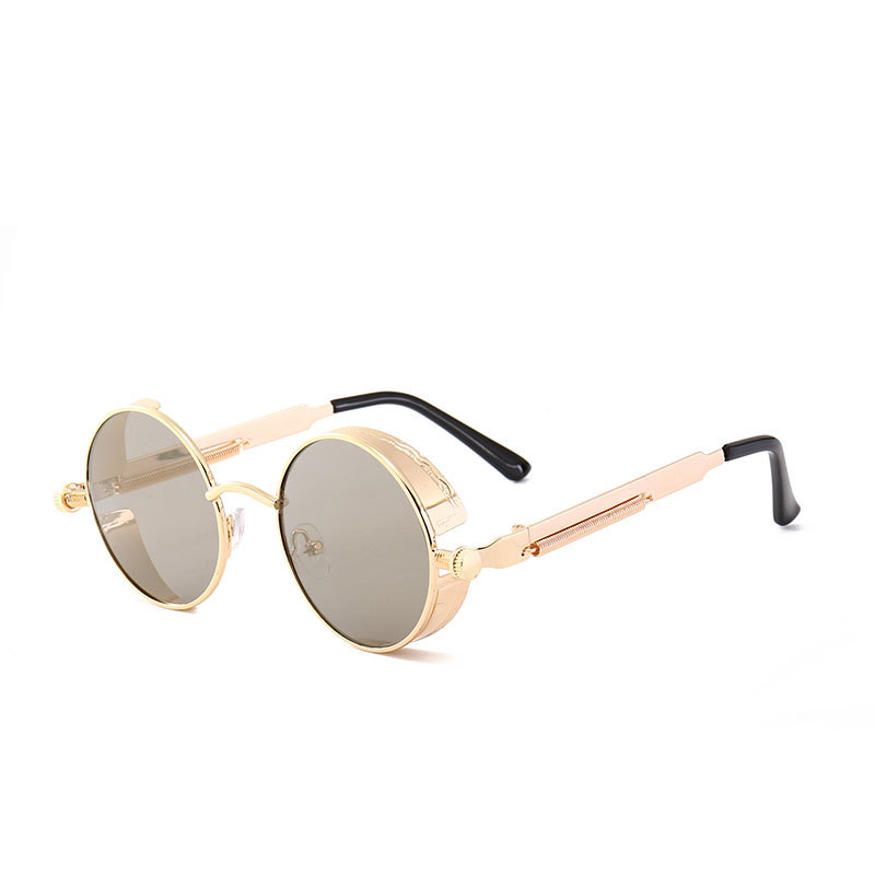 Picture of Steampunk Glasses New Fashion Round Sunglasses European and American Retro Glasses Trendyy Sunglasses for Men and Women