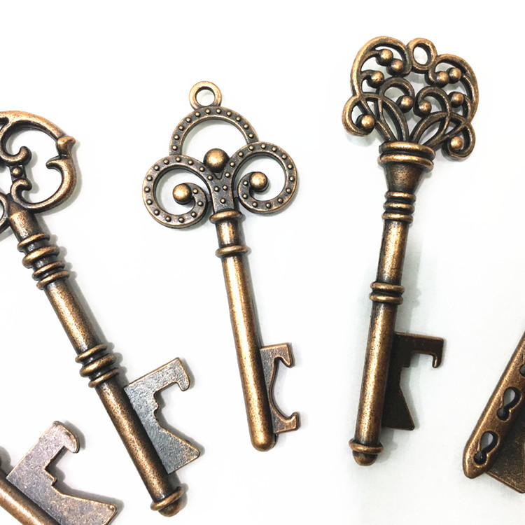 Picture of Manufacturer Metal Key Beer Bottle Opener Antique Keychain Wedding Return Gift Business Gift 50 Pack