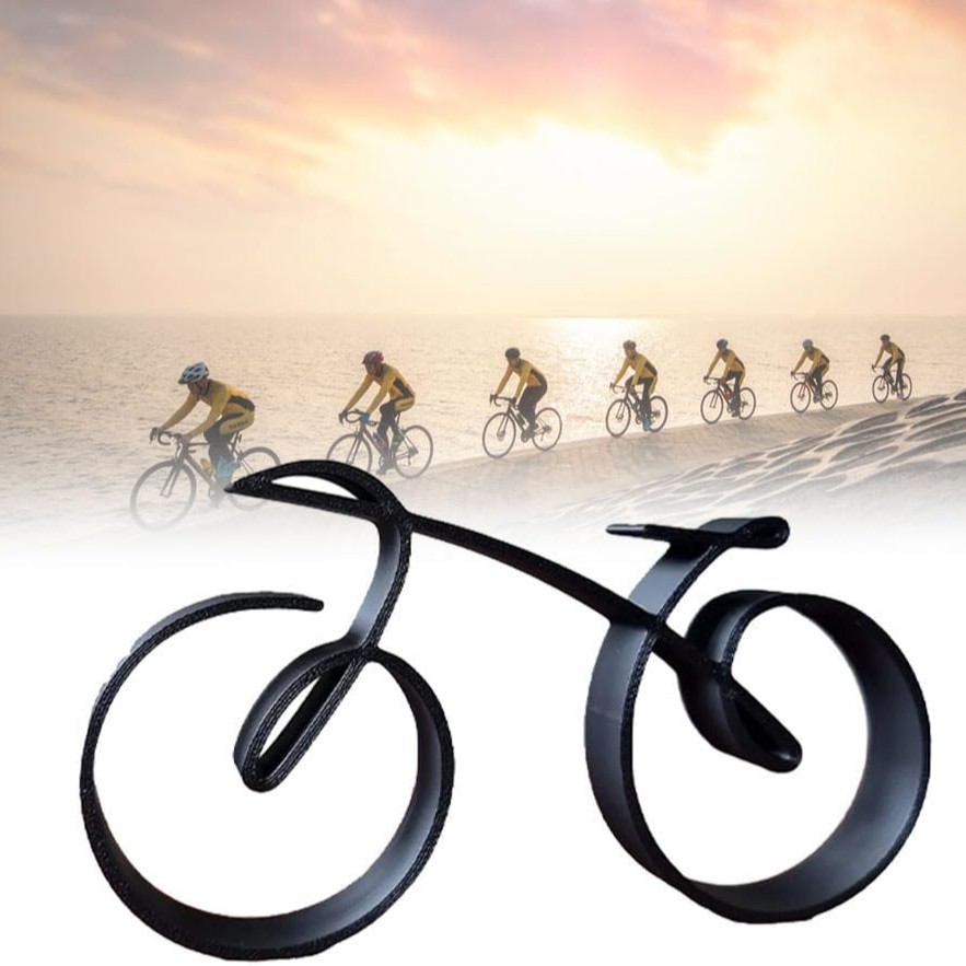 Minimalistic Bicycle Sculpture Bicycle decoration European and American simple style desktop decoration