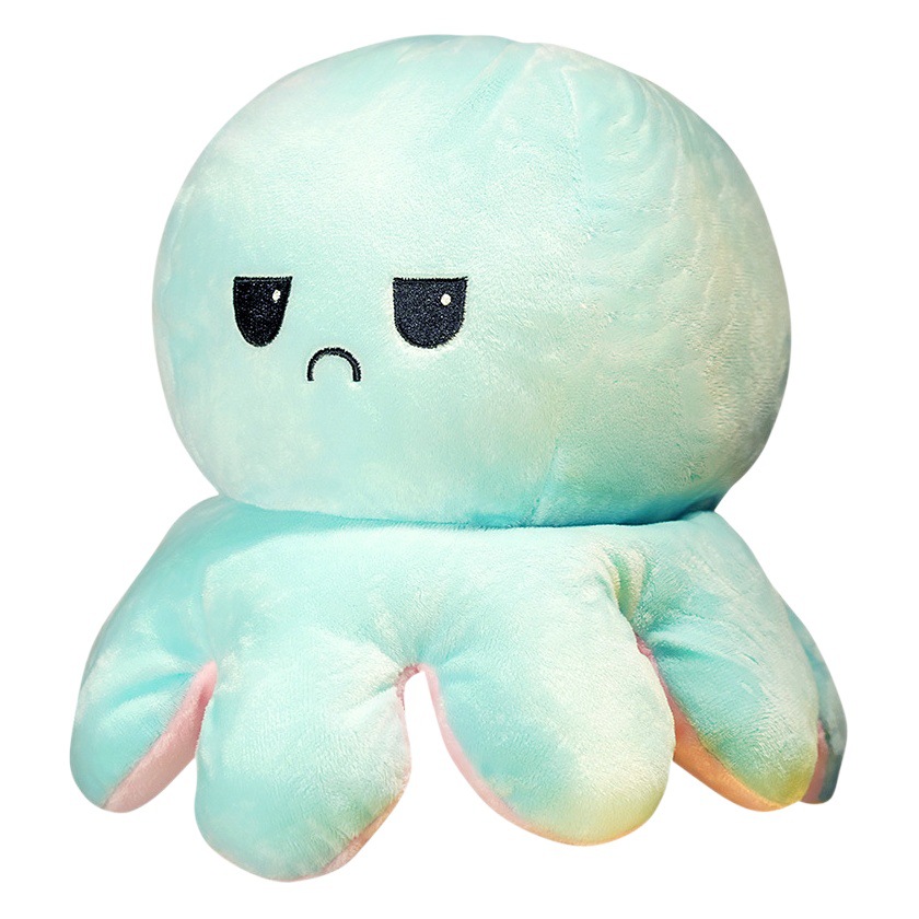 Picture of Double-sided flip Octopus Creative doll flip octopus cute expression cross-border plush toys wholesale manufacturers