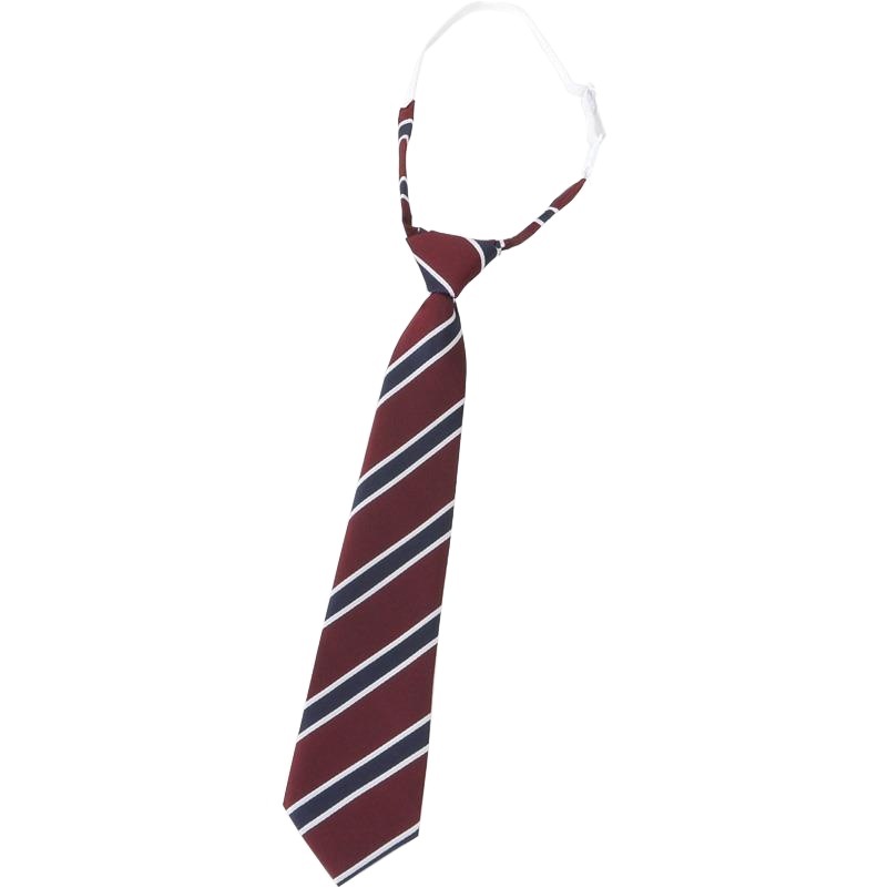 Japanese JK College Style Lazy People No Wine Red Striped Tie Female Academic Uniform Graduation School Uniform Short Brown Male