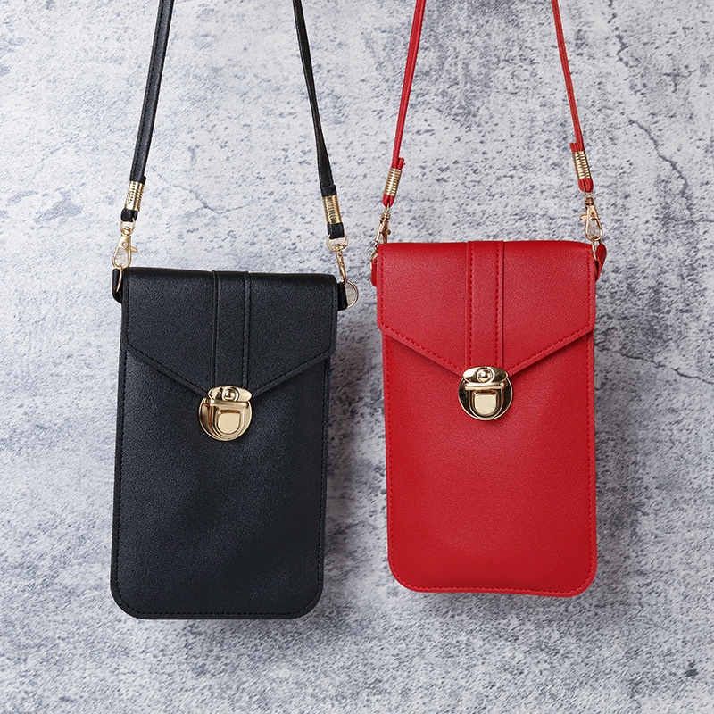 Picture of Touchscreen Mobile Phone Coin Purse Women's New Fashionable Multi-function Korean Style Fashionable Shoulder All-match Simple Crossbody Bag