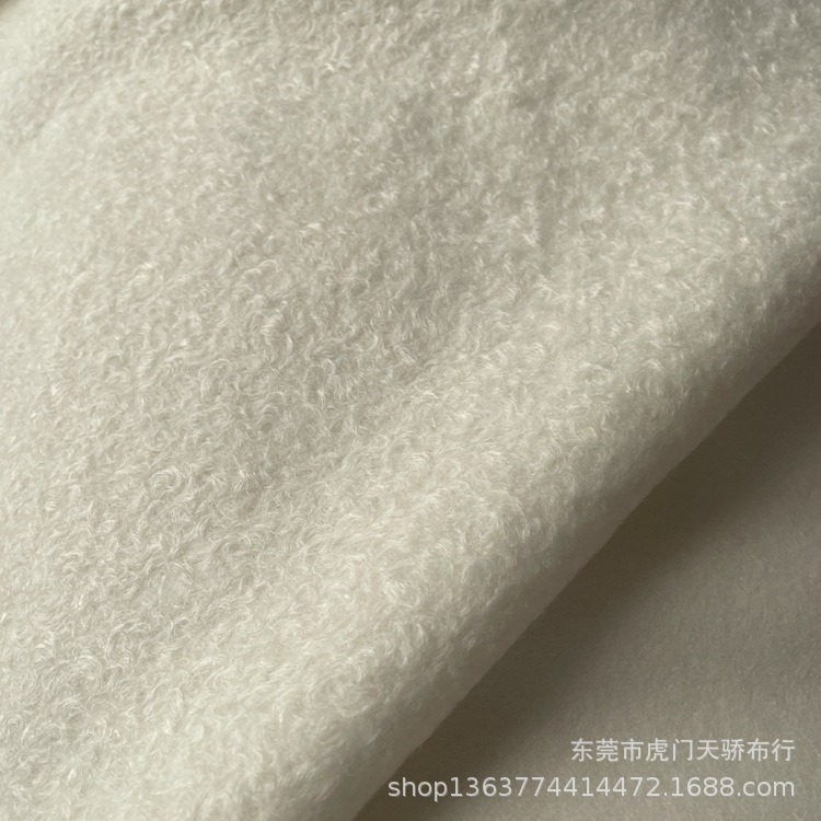 Autumn and winter New woolen coat fabric woven circle woolen beautiful circle floral yarn Yang Li Terry Woolen