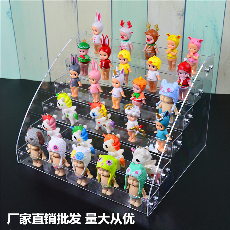 Molly Biqi bubble Matt acrylic display stand blind box display stand multi-layer hand-made Display doll display