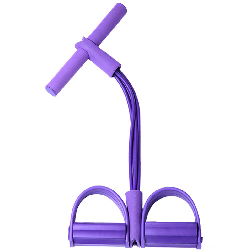 Picture of Jinkai Four-tube Pedal Tension Device Six-tube Pedal Tension Rope Household Thin Waist Sit-up Abdomen Fitness Device