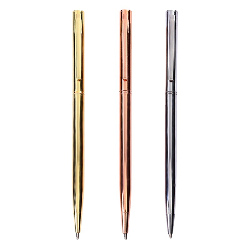 Stainless steel small Gaoshi Metal Ballpoint Pen plating pen can be printed logo business advertising gift pen wholesale