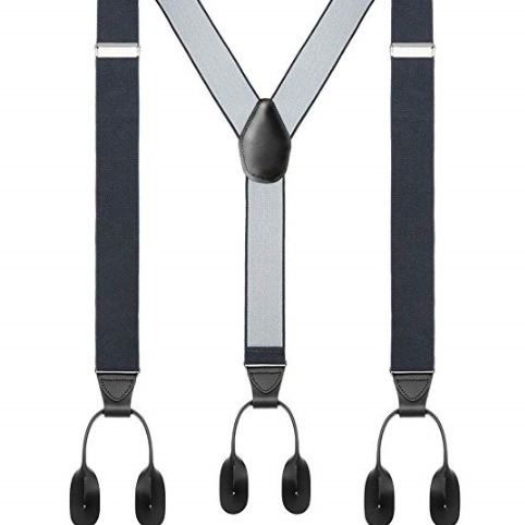 Picture of Cross-border e-commerce men's suspender cowhide 32-color button adult suspender men's suspender adult suspender
