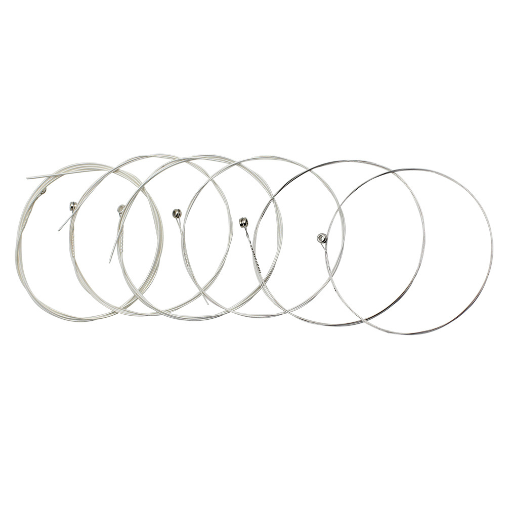 Picture of IRIN Folk Guitar Strings A104 Set of 6 Silver Plated Acoustic Guitar Set Strings Anti-rust Strings Guitar Strings Manufacturer