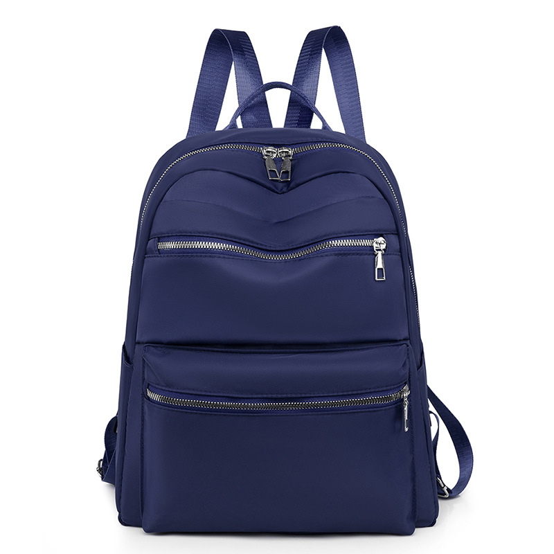 Picture of New Waterproof Nylon Cloth Bag Large Capacity Women's Backpack Junior High School Student Schoolbag Korean Style All-match General Bag