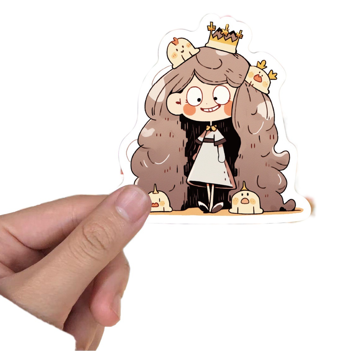 60 cartoon cute graffiti girl personality stickers DIY luggage water Cup skateboard decorative waterproof stickers