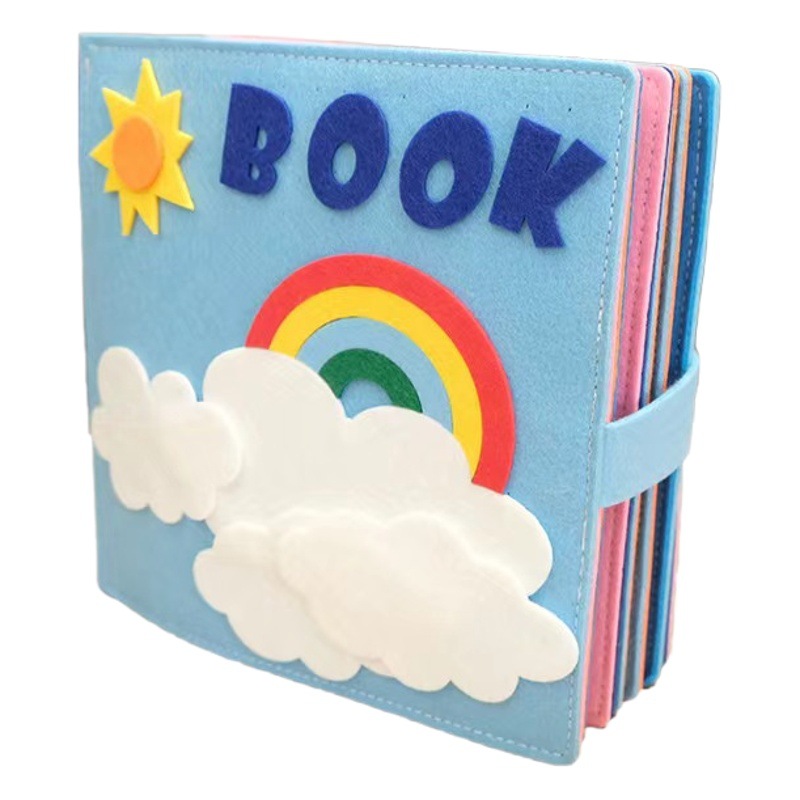Cross-Border Felt Early Education Books, Kindergarten Books, Early Education Dressing-Up Educational Baby Toy Books, Felt Cloth Books