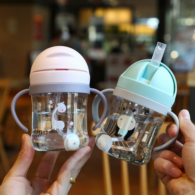 Children's Suction Cup Maternal and Infant Supplies Kindergarten Baby Drinking Cup Baby Special Suction Ball Water Cup Wholesale Foreign Trade