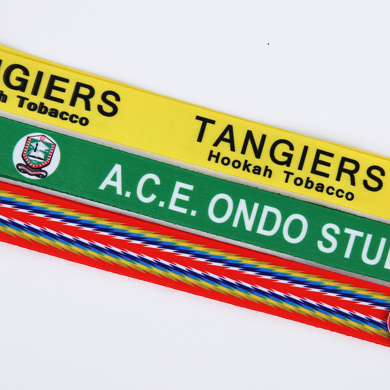 Picture of Polyester thermal transfer LOGO lanyard badge lanyard employee brand lanyard exhibition activity document card rope