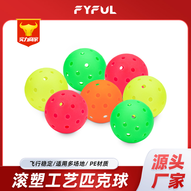 Pickleballs Rotational Molded Pickleball 40 Holes 73mm One-Piece X-40 Hole Ball Usapa Game Ball