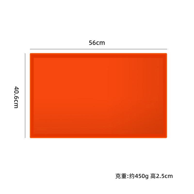 Picture of Cross-border dedicated to barbecue oven silicone oven mat baking tray protection mat outdoor camping high temperature resistant silicone barbecue mat