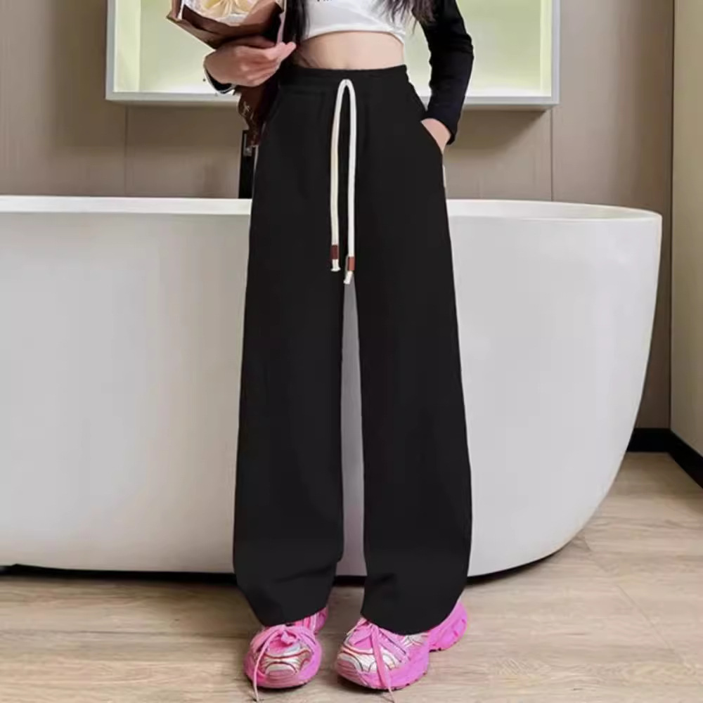 Picture of Girls' Wide Leg Pants Spring and Autumn 2024 New Children's Loose Casual Pants Loose Girls' Autumn Fashion Sports