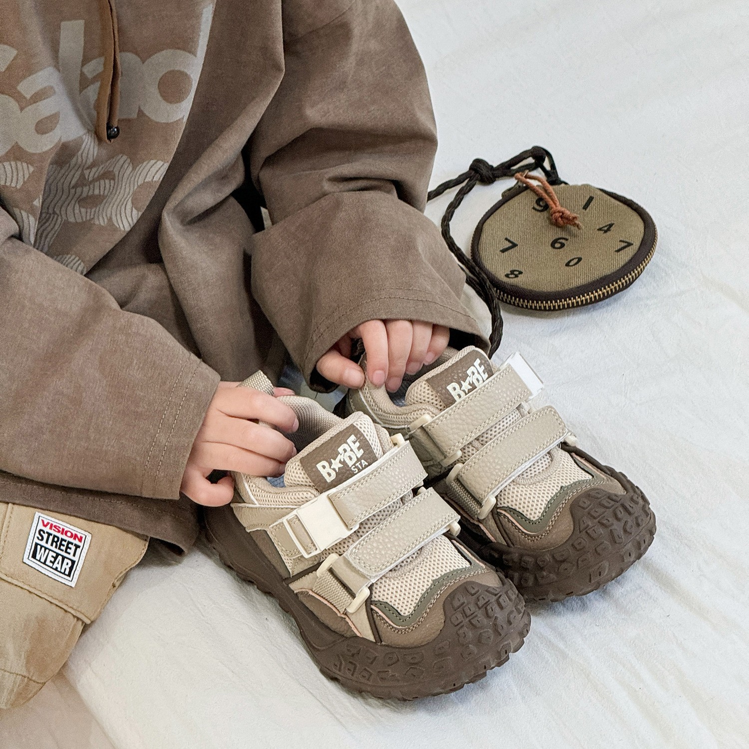 Boys' sneaker 2024 Autumn New Children's Casual Shoes Soft Bottom Girls' Running Shoes Breathable Mesh Face Torre Shoes