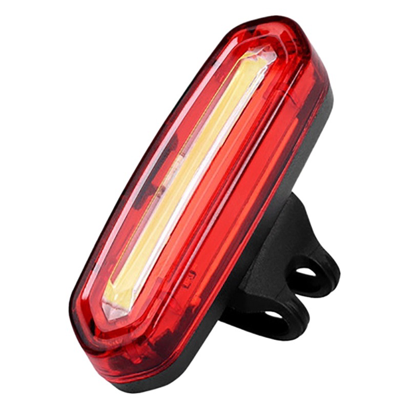 Sirius tail light USB charging highlight COB lamp bead night riding equipment mountain bike lighting warning tail light red blue light