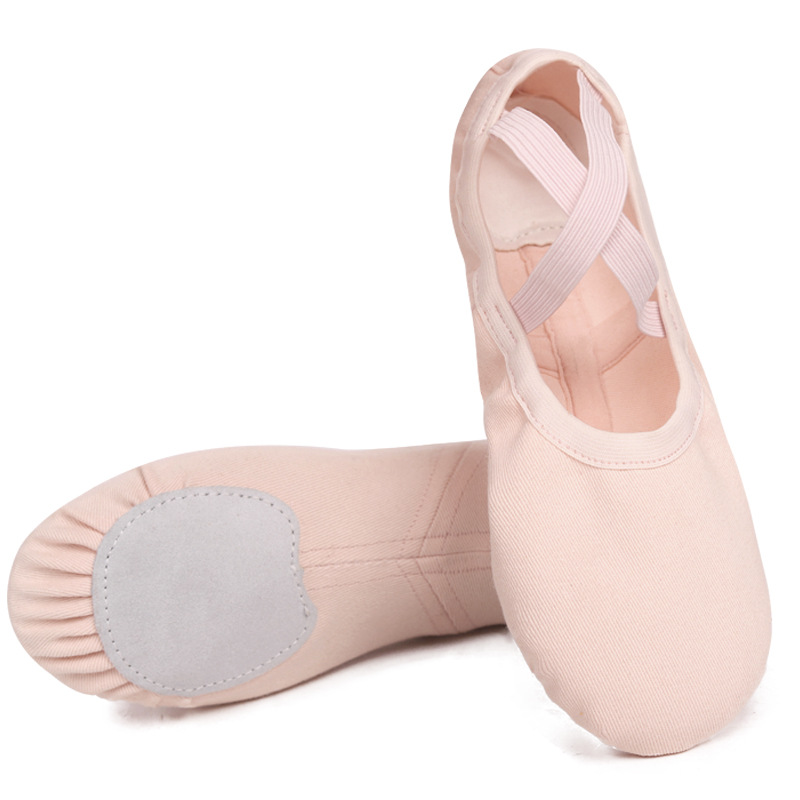 Picture of Full stretch cloth dance shoes women's soft-soled exercise shoes professional body dance shoes lace-up free cat claw shoes Chinese ethnic