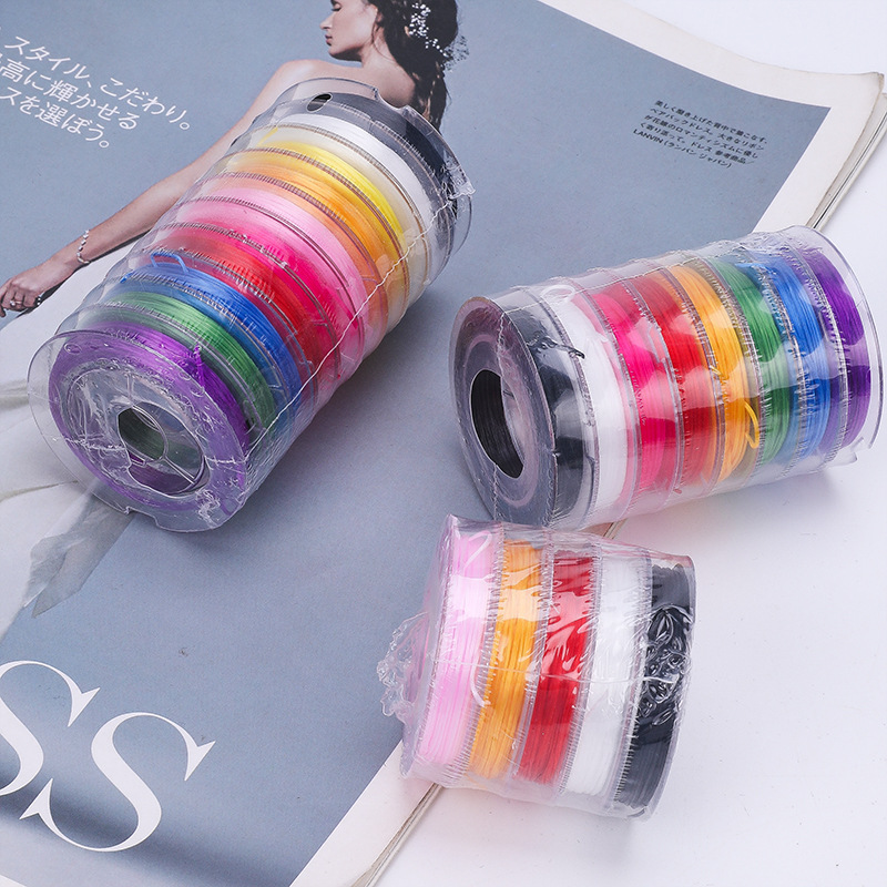 Picture of Mini small ring elastic thread diy hand-woven beaded wire rubber band elastic rope beaded bracelet wear-resistant elastic