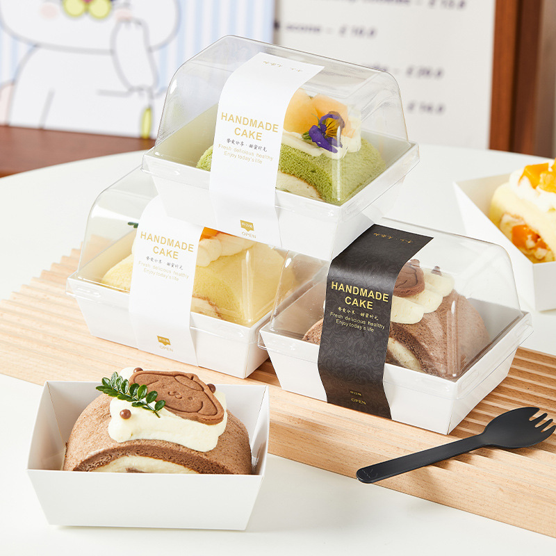 Picture of Internet Celebrated Towel Roll Quilt Roll Packing Box Cake Roll Dessert Cut Box Cut Baking West Point Packaging Box
