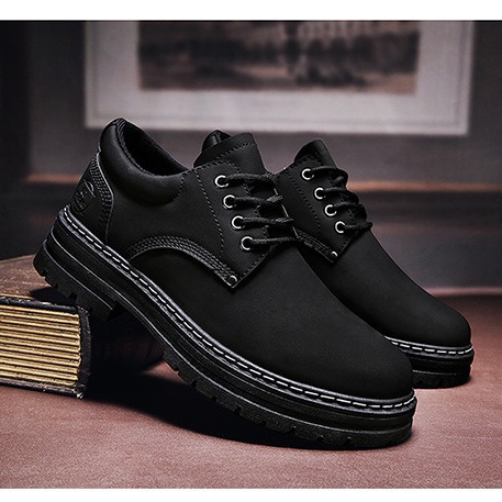 2025 Spring Cross-Border Amazon Independent Platform Outdoor Leather Shoes Low-Top Shoes Men's Casual Leather Shoes Men's Large Size Men's Shoes Men