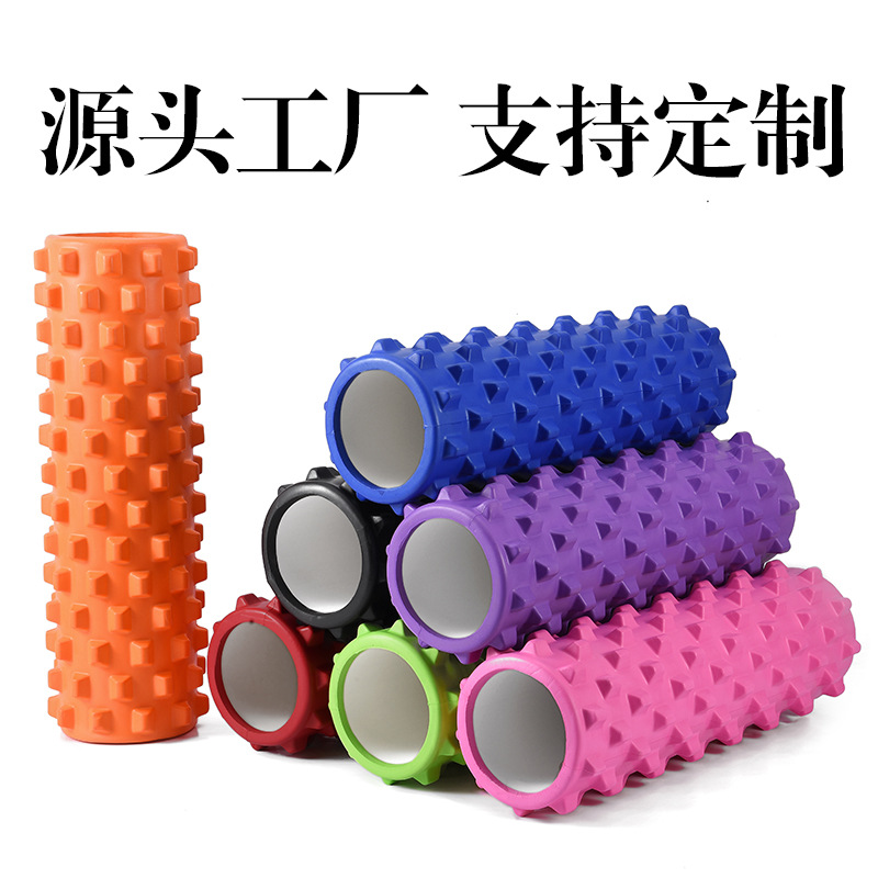 Factory Mace hollow yoga column EVA massage stick muscle relaxation roller yoga stick foam shaft roller