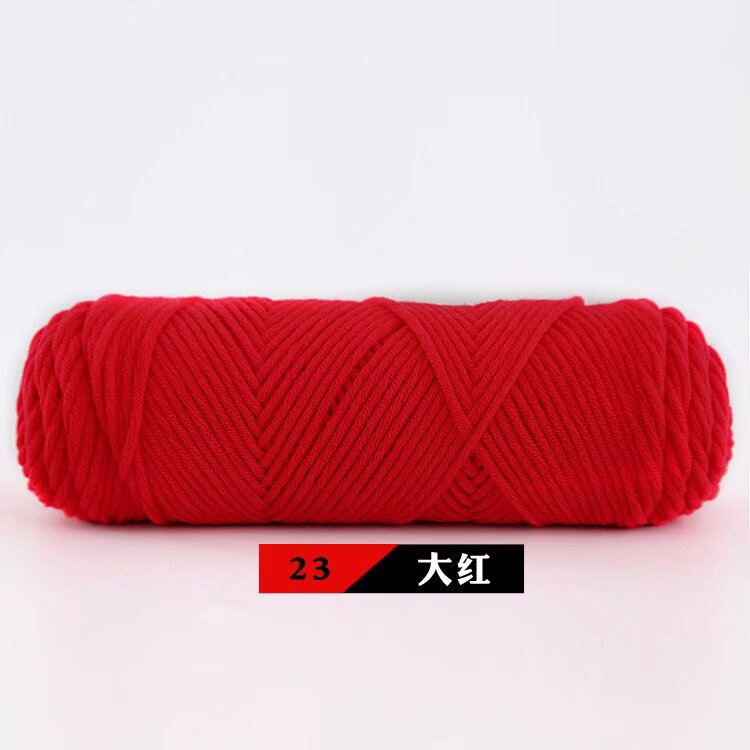 Picture of 8-Strand Lover Cotton Scarf Thread 100g Milk Cotton Baby Wool Hand-Knitted Stick Needle Thick Wool Hat Shawl Wholesale